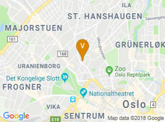 map of HiOA - Oslo and Akershus University College of Applied Sciences