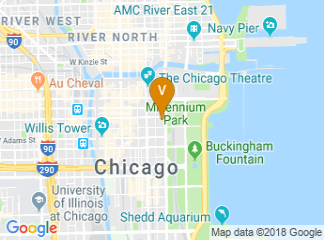 map of Chicago Athletic Association