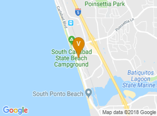 map of Cape Rey Carlsbad, a Hilton Resort