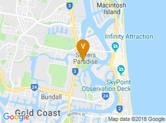map of The Arts Centre Gold Coast