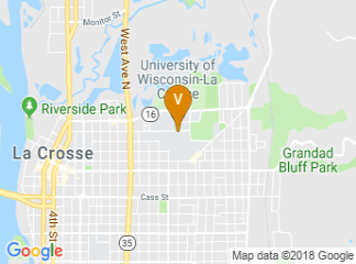 map of University of Wisconsin-La Crosse