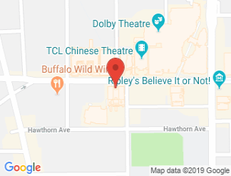map of The Hollywood Roosevelt