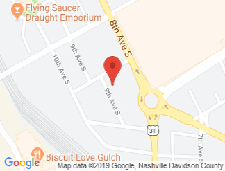 map of The Westin Nashville