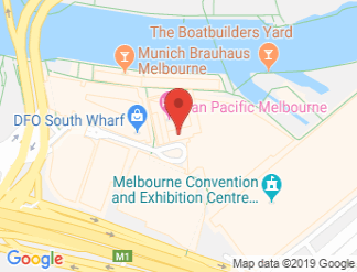 map of Pan Pacific Melbourne