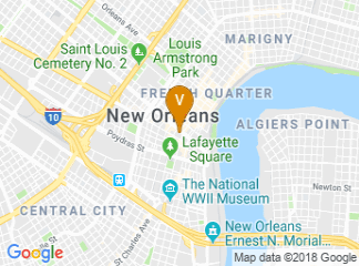 map of JW Marriott New Orleans