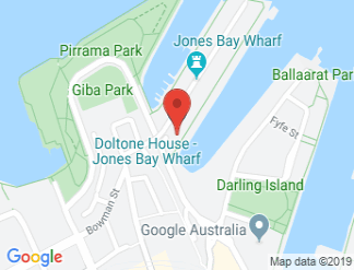 map of Doltone House - Jones Bay Wharf