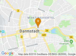 map of Darmstadtium - Wissenschafts- und Kongresszentrum