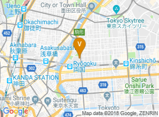 map of KFC Hall & Rooms - 東京 両国の貸し会議室&貸しホール