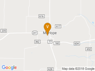 map of Mt. Hope Event Center