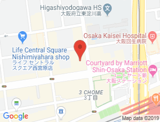map of Hotel Mielparque Osaka