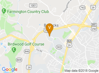 map of Darden School of Business - University of Virginia