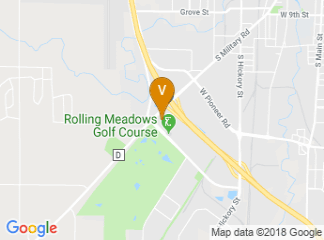 map of Holiday Inn Fond Du Lac