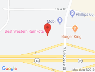 map of Best Western Ramkota Hotel