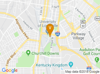 map of University of Louisville