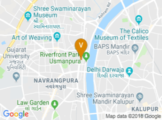 map of Hyatt Regency Ahmedabad