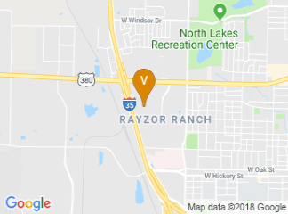 map of Embassy Suites by Hilton Denton Convention Center