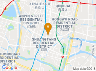 map of Holiday Inn Nanjing