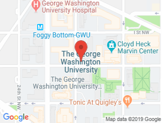 map of The George Washington University
