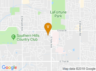 map of DoubleTree by Hilton Hotel Tulsa - Warren Place