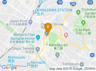 map of Kanazawa Chamber of Commerce