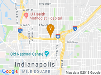 map of Indiana Landmarks