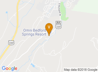 map of Omni Bedford Springs Resort