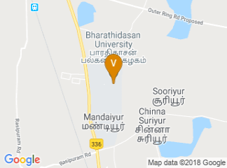 map of Bharathidasan University