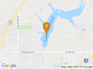 map of Lake Claremore