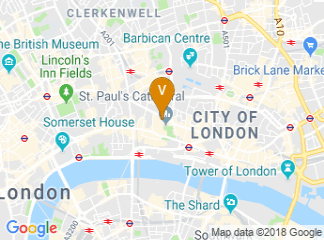 map of London Stock Exchange