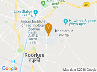map of Indian Institute of Technology Roorkee