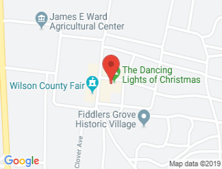 map of Wilson County Exposition Center