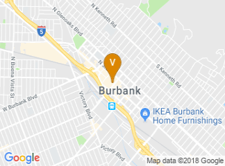 map of Burbank Town Center