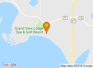 map of Grand View Lodge Golf Resort & Spa