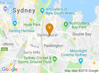 map of The Kinghorn Cancer Centre
