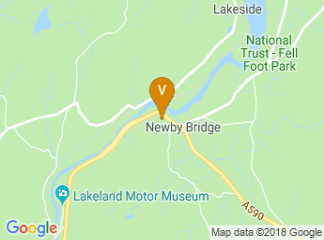 map of Newby Bridge Hotel