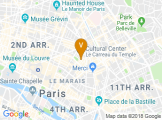 map of Le Carreau du Temple