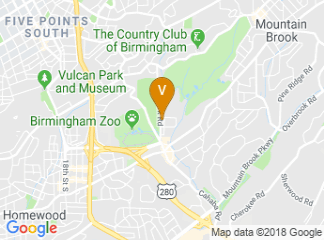 map of Grand Bohemian Hotel Mountain Brook, Autograph Collection