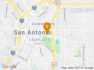 map of San Antonio Marriott Riverwalk