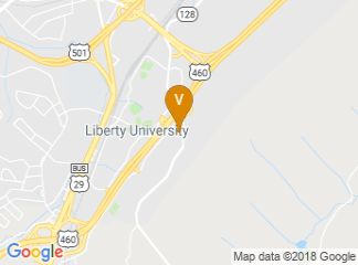 map of Fairfield Inn & Suites by Marriott Lynchburg Liberty University
