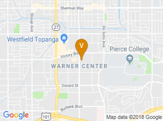 map of Hilton Woodland Hills/Los Angeles