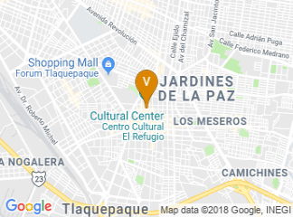 map of Centro Cultural El Refugio
