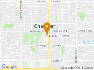 map of Crowne Plaza Resort Phoenix - Chandler Golf Resort