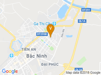 map of Kinh Bac Cultural Center