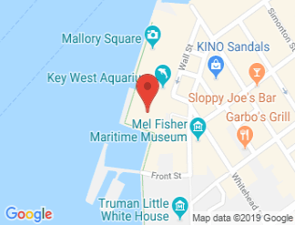 map of Margaritaville Key West Resort & Marina