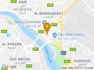 map of Copthorne Hotel Dubai