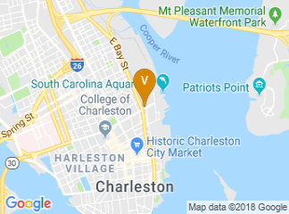 map of Gaillard Performance Hall Foundation