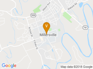 map of Millersville University