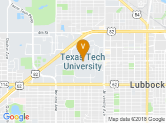 map of Texas Tech University