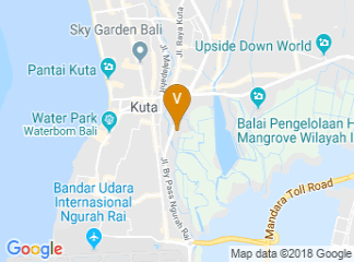 map of Mercure Bali Harvestland Kuta