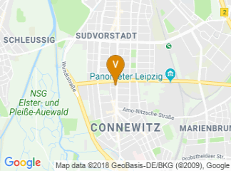 map of Hochschule für Technik, Wirtschaft und Kultur Leipzig, Geutebrückbau